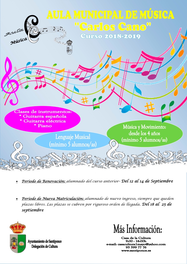 cartel aula de musica 04092018
