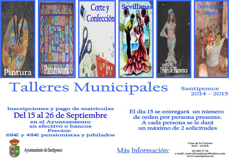 cartel talleres cultura 02092014