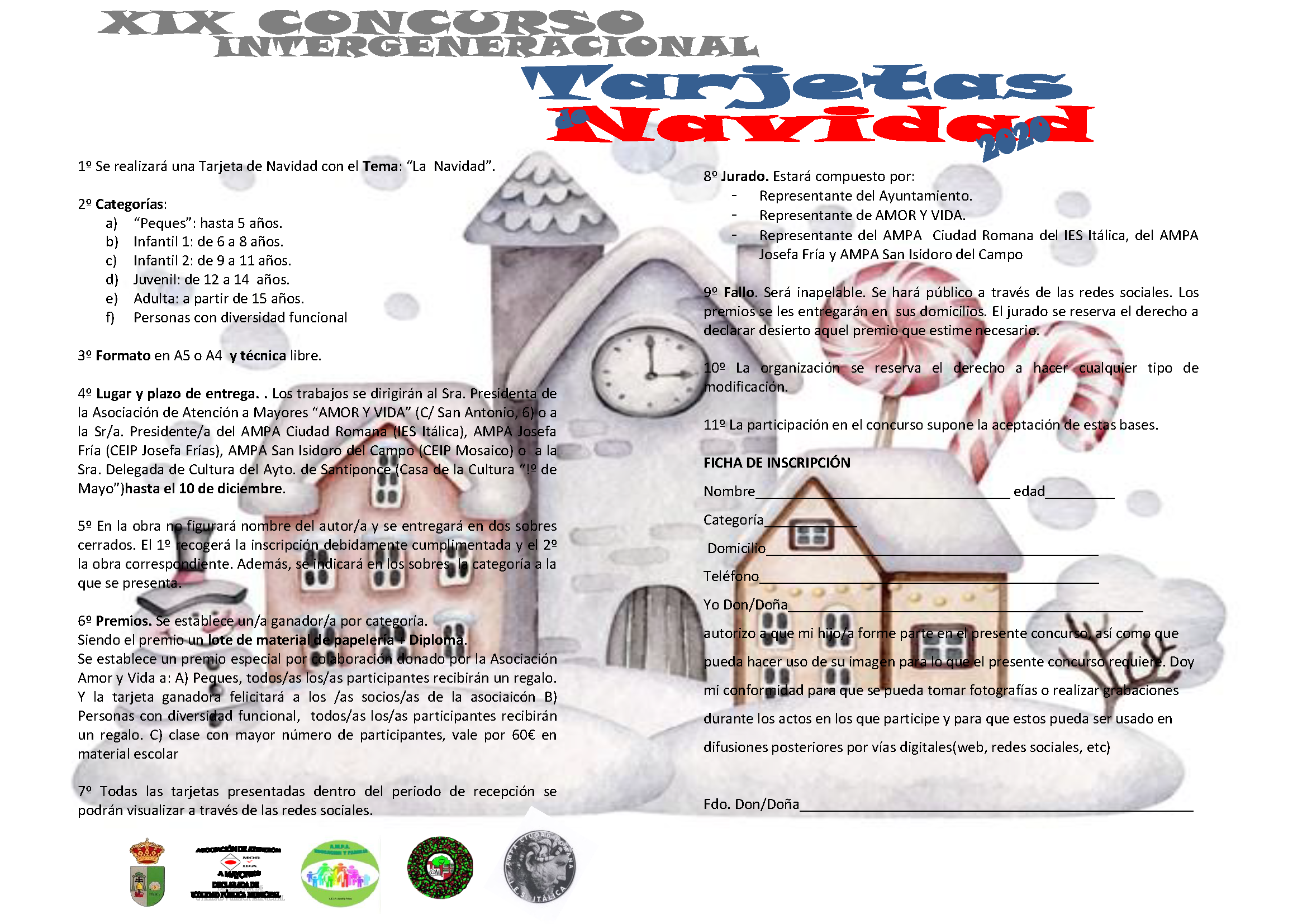 BASES CONCURSO TARJETAS NAVIDAD