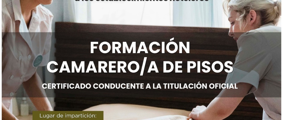 CARTEL Camarero-a de Pisos (Santiponce)