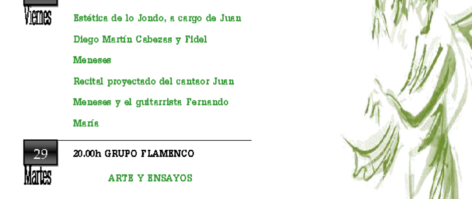 CARTEL FLAMENCO EN SANTIPONCE sep