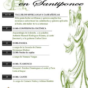 CARTEL FLAMENCO EN SANTIPONCE