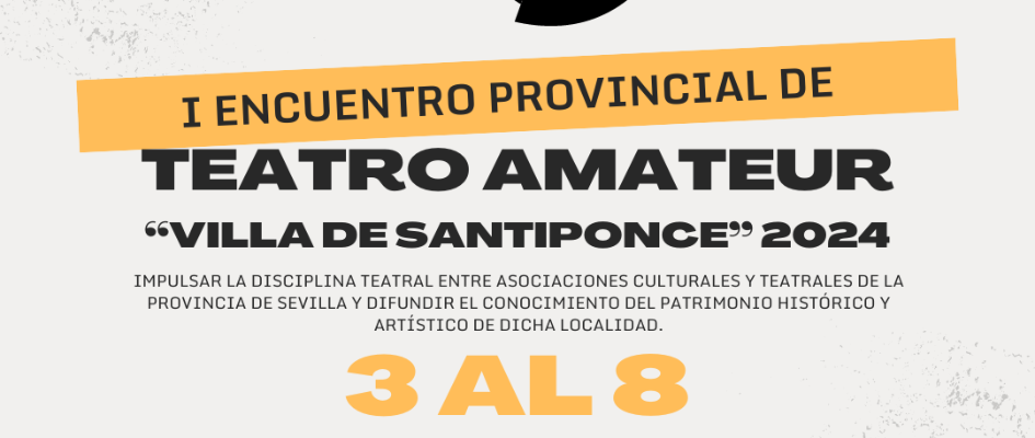 CARTEL I ENCUENTRO TEATRO