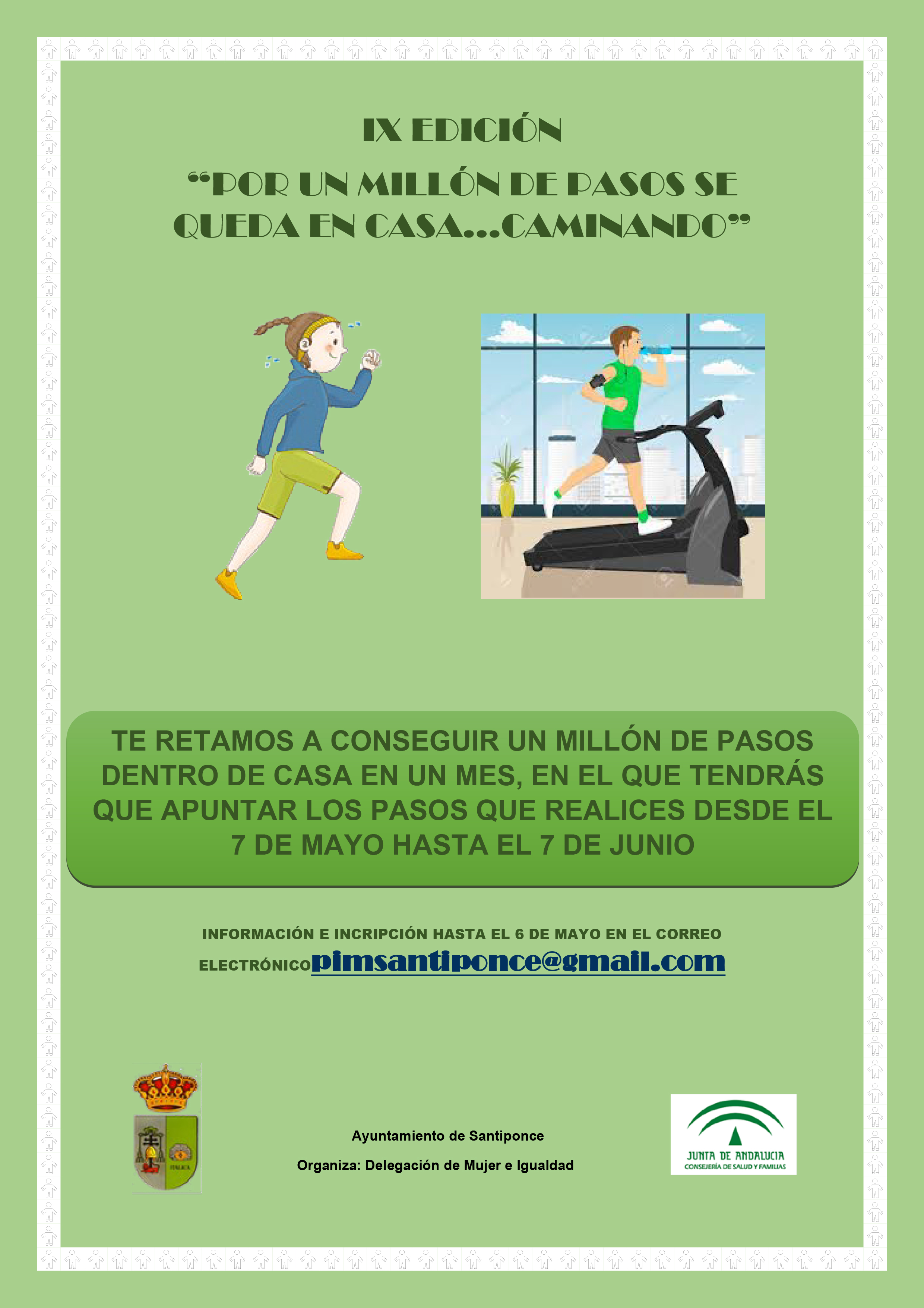 CARTEL IX EDICIÓN POR UN MILLÓN DE PASOS