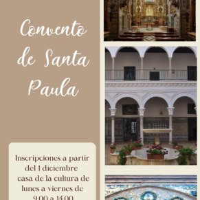 CARTEL VIISTA CONVENTO STA PAULA