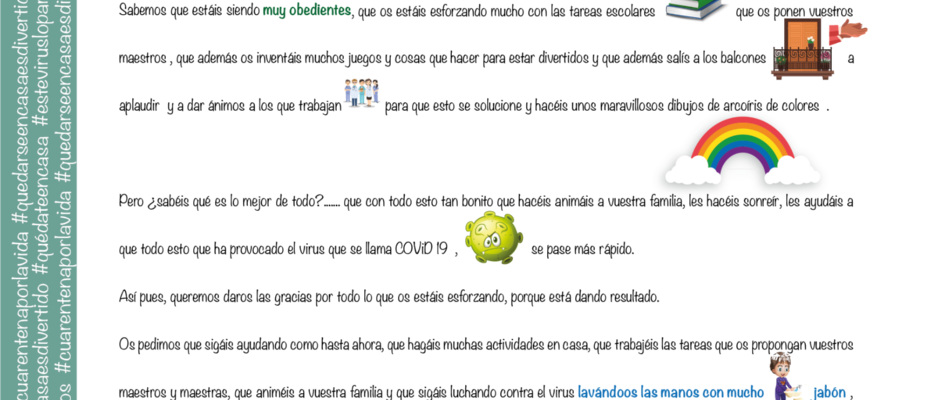 Carta niños y niñas