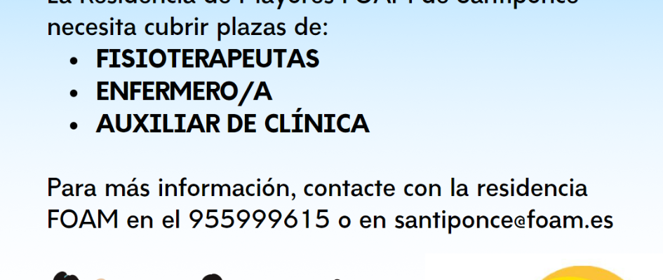 OFERTA DE EMPLEO EN SANTIPONCE