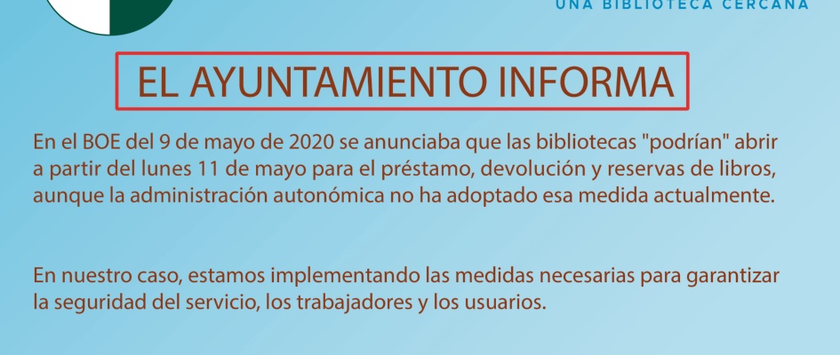 comunicado biblioteca