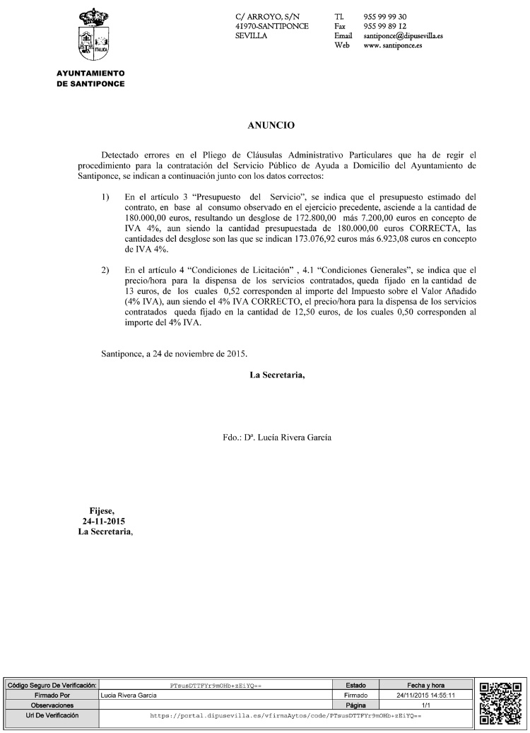 Anuncio rectificación contrato SAD 24112015