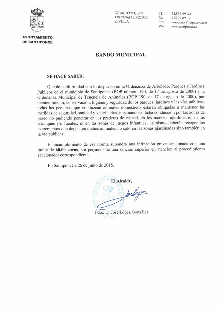 BANDO MUNICIPAL perros 29062015