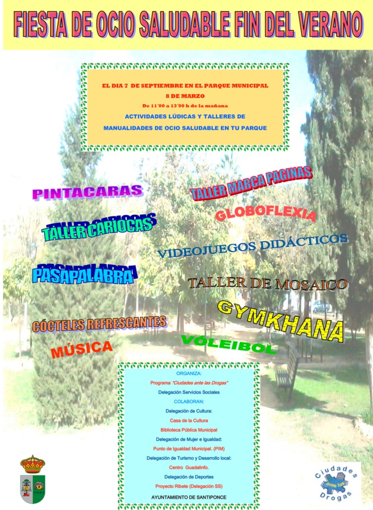 CARTEL FIESTA PARQUE FIN VERANO 03092017