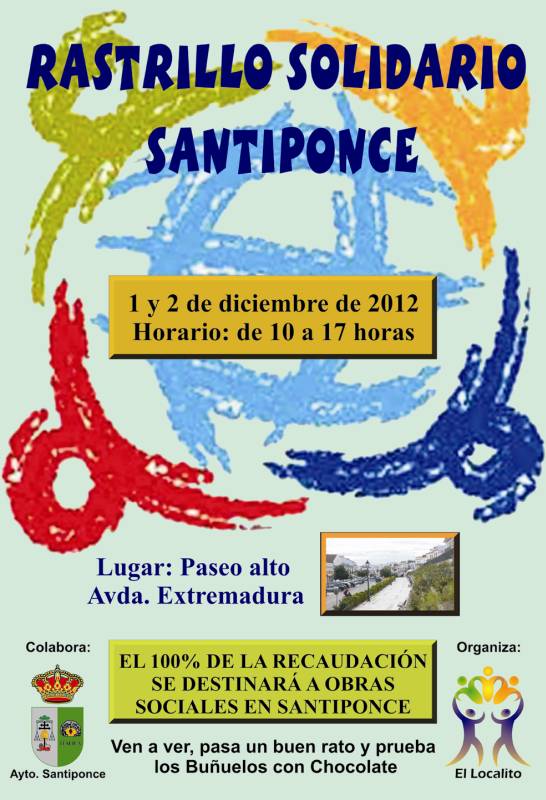 Cartel Rastrillo Solidario 20112012
