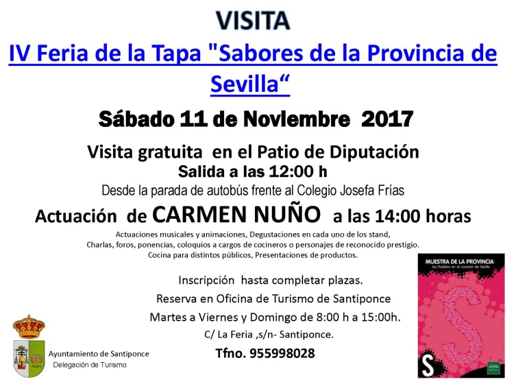 Cartel visita Diputacion 02112017