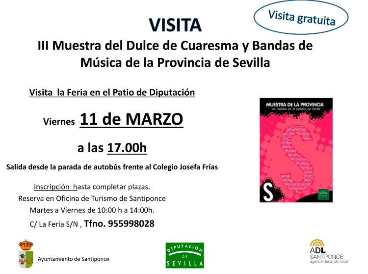 Cartel visita Ruta Dulce de Cuaresma 04032016