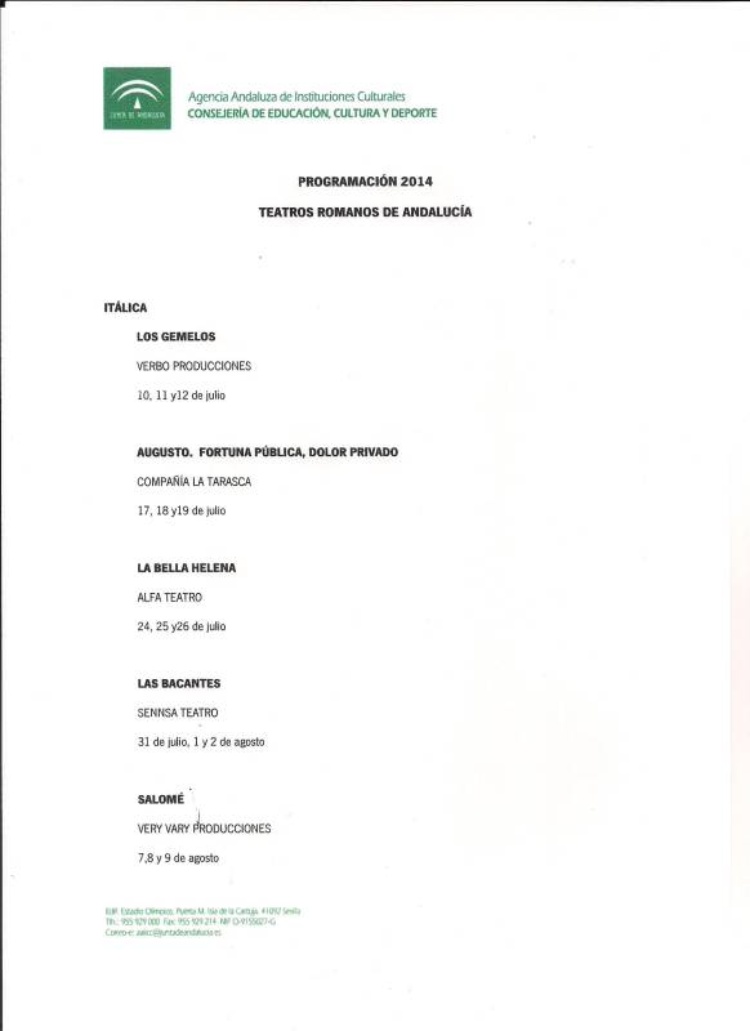 Teatro romano 2014 16062014