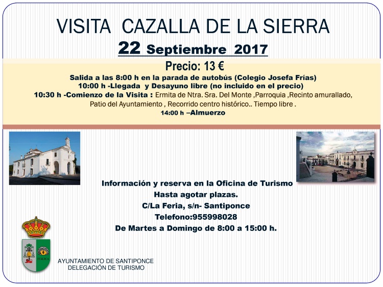 VISITA Cazalla de la Sierra 30082017