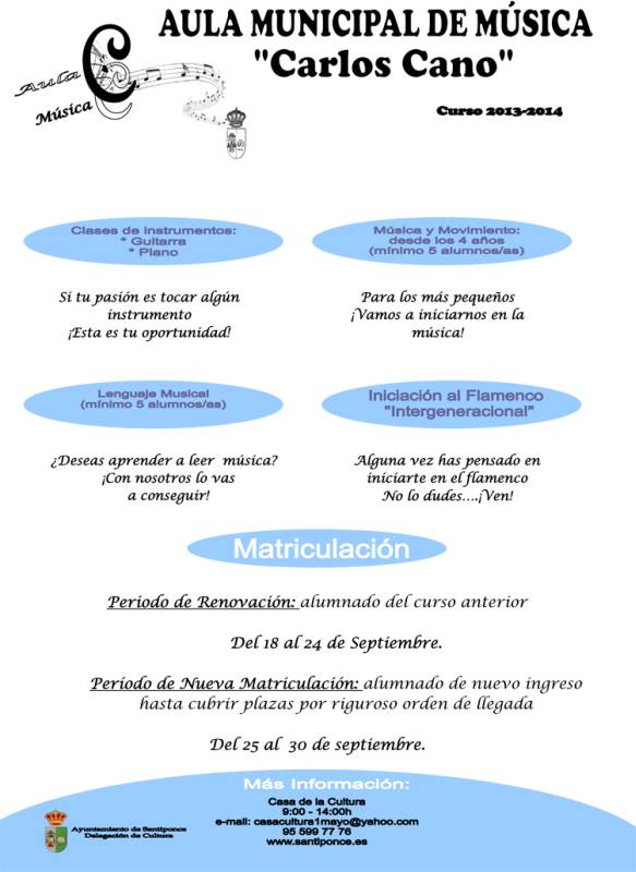 cartel aula de musica 06092013