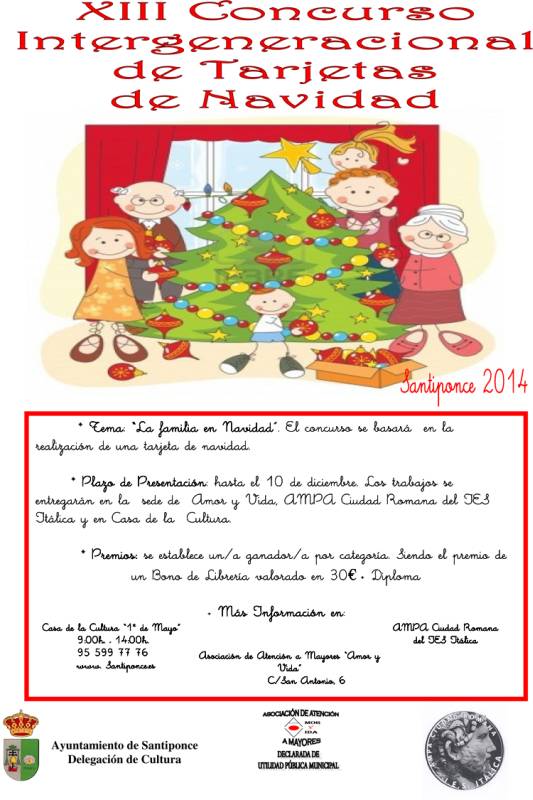cartel concurso tarjetas de navidad 18112014
