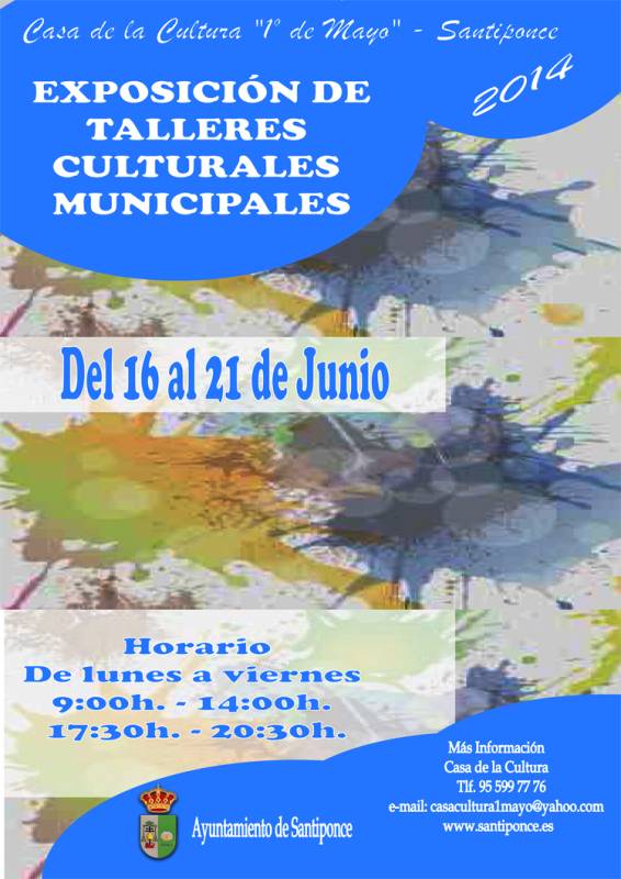 cartel exposicion talleres 06062014