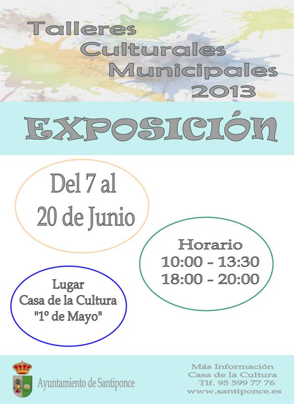 cartel exposicion talleres 31052013