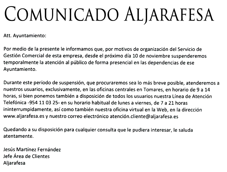 comunicado aljarafesa 11112015
