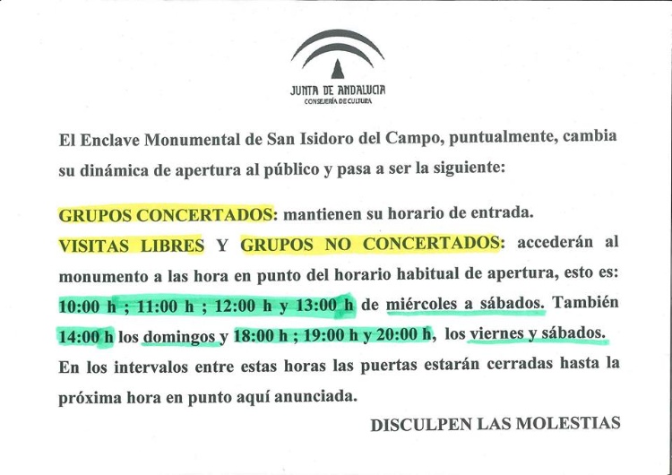 horarios monasterio 26082015