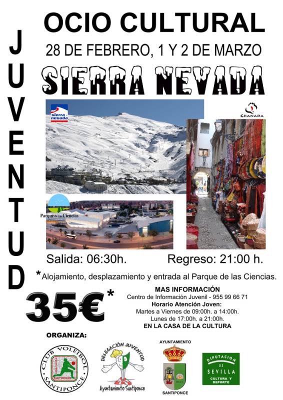 juventud viaje sierra nevada 10012014